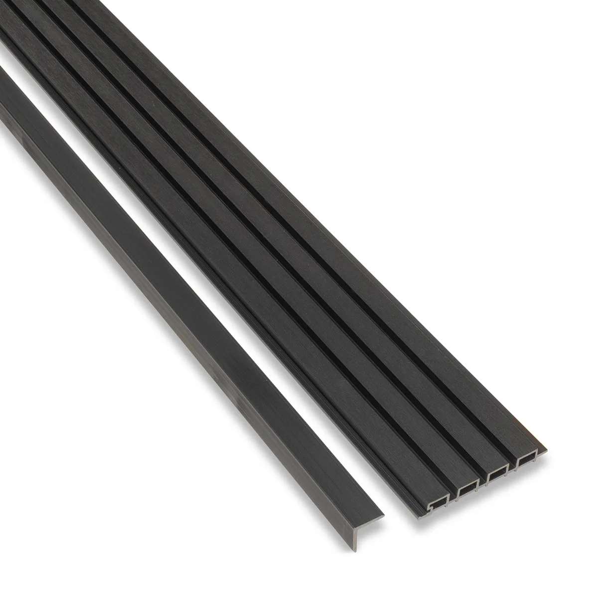Afwerkstrip Buitenpaneel Zwart 290 cm Gevel Tuin 3D - Image 5