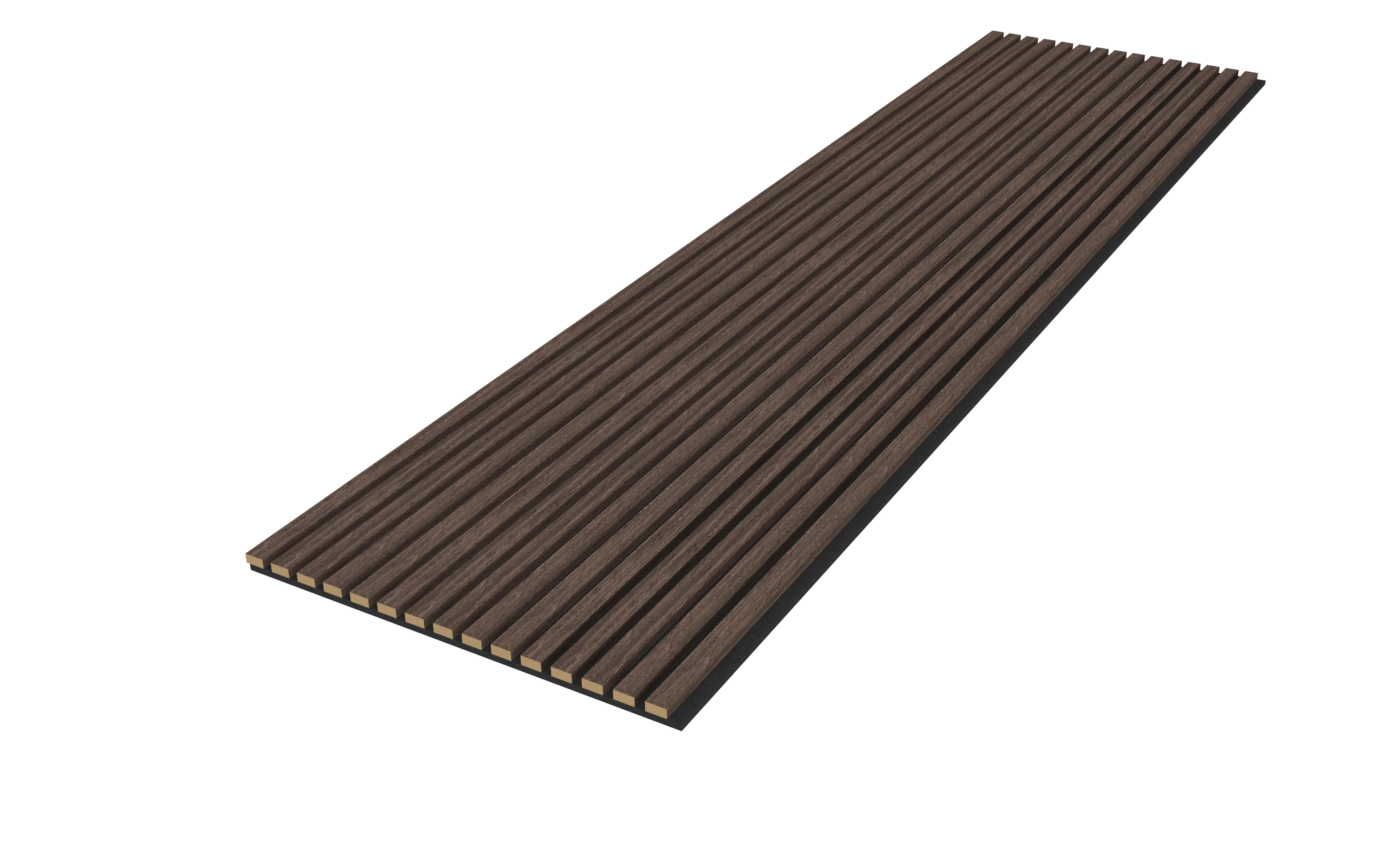 Akoestische panelen 270 x 60 x 2.2 cm - Eiken Dark Walnoot - Image 5