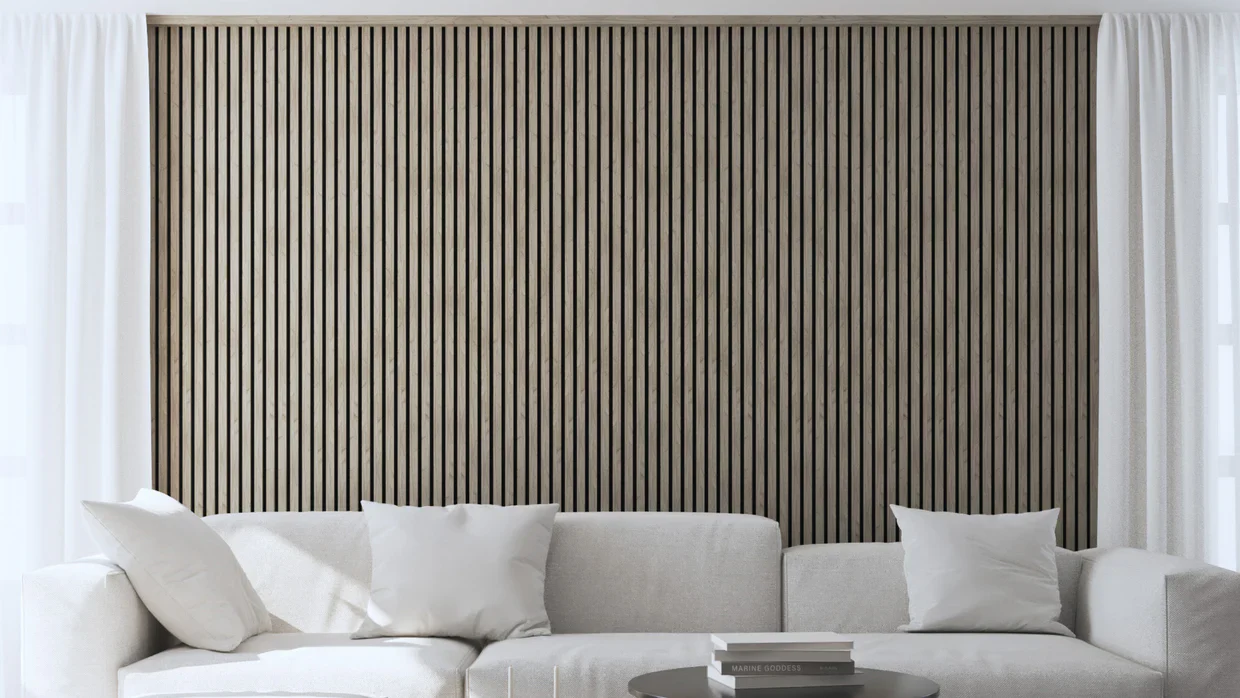 Akoestische panelen 270 x 60 x 2.2 cm - Eiken Light Naturel - Image 3