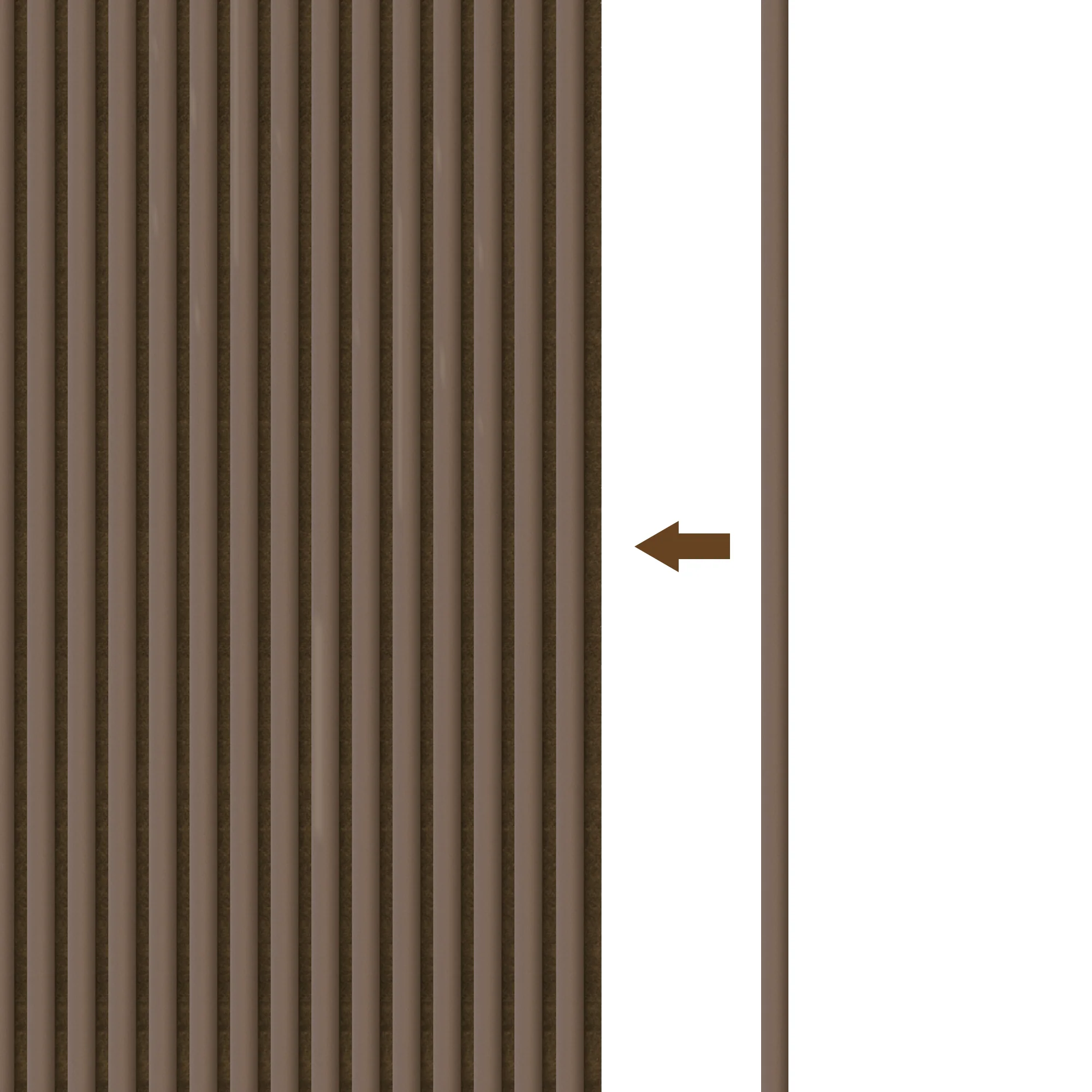 Eindlat Suede 280 cm - Chique Mokka - Image 3