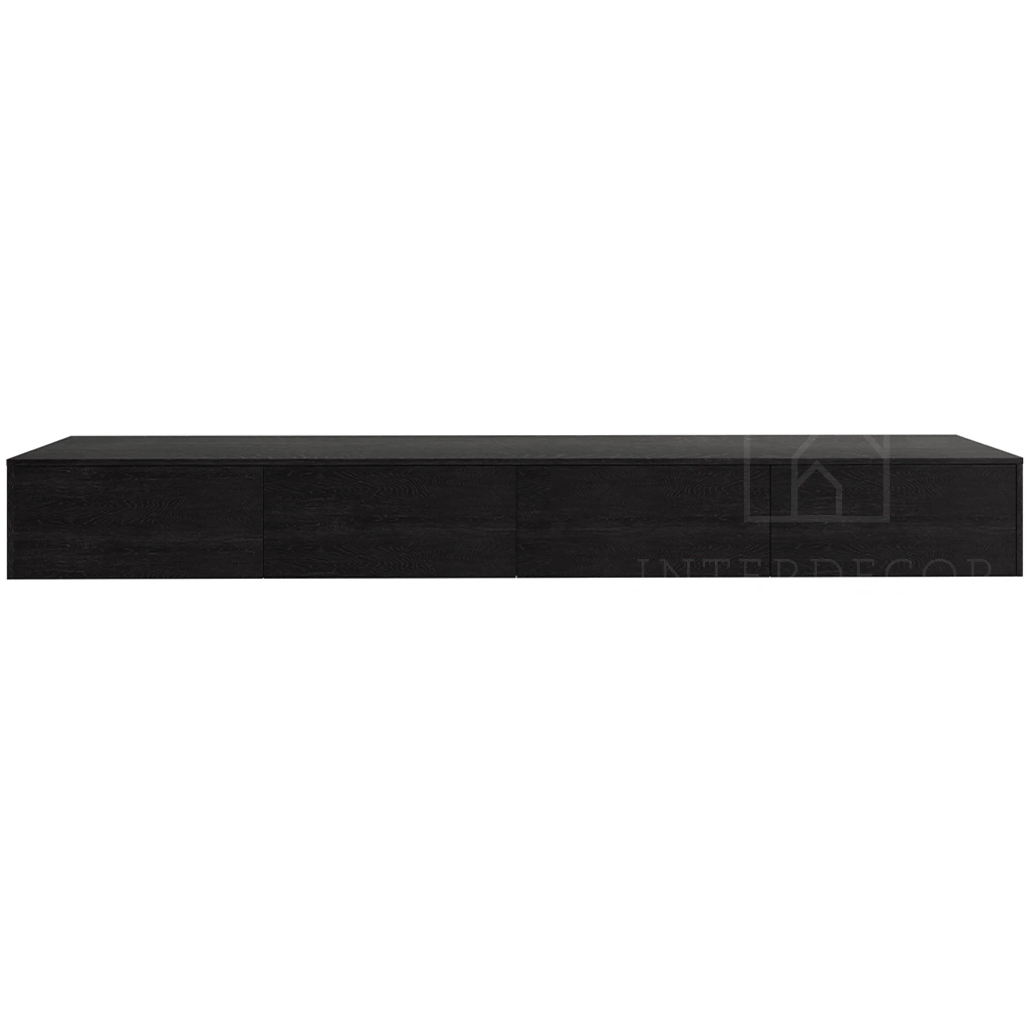 Madera TV-Meubel zwevend zwart 280 cm - Image 4