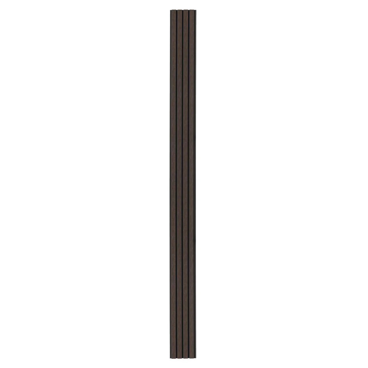 Composiet Gevelbekleding Dark Walnoot Lattenwand Wandpanelen 290 x 22 cm - Image 5