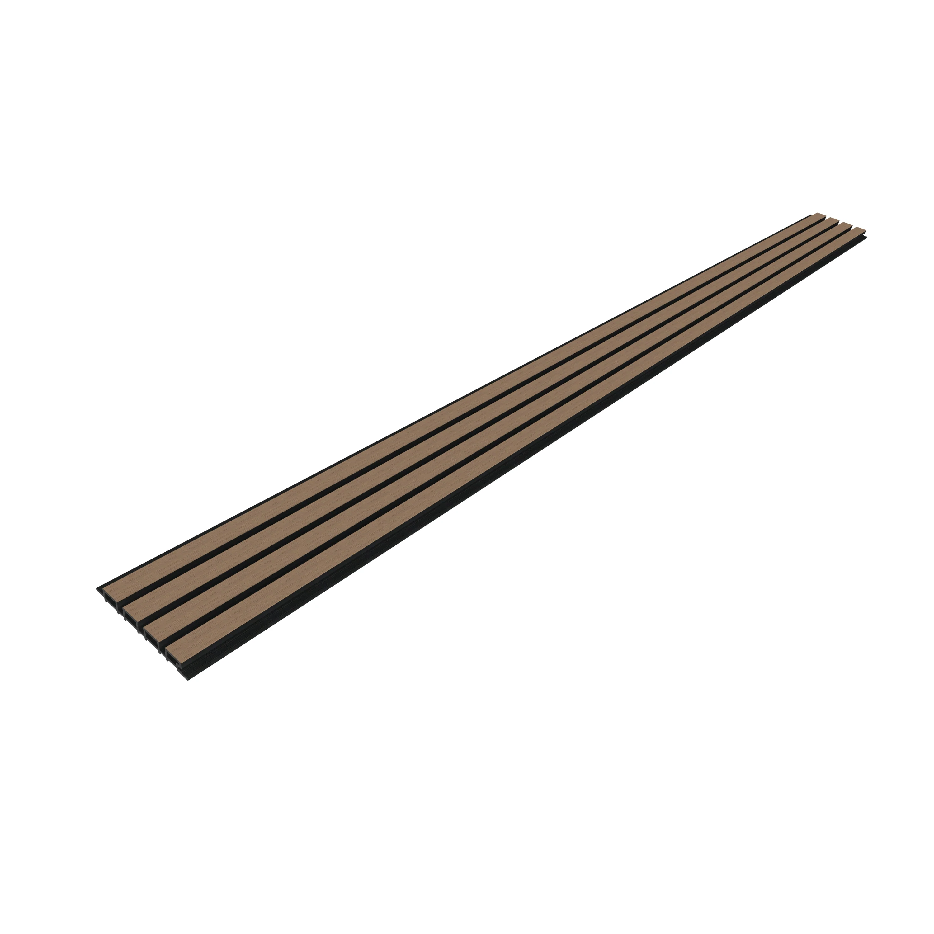 Composiet Gevelbekleding Mokka Lattenwand Wandpanelen 290 x 22 cm - Image 3