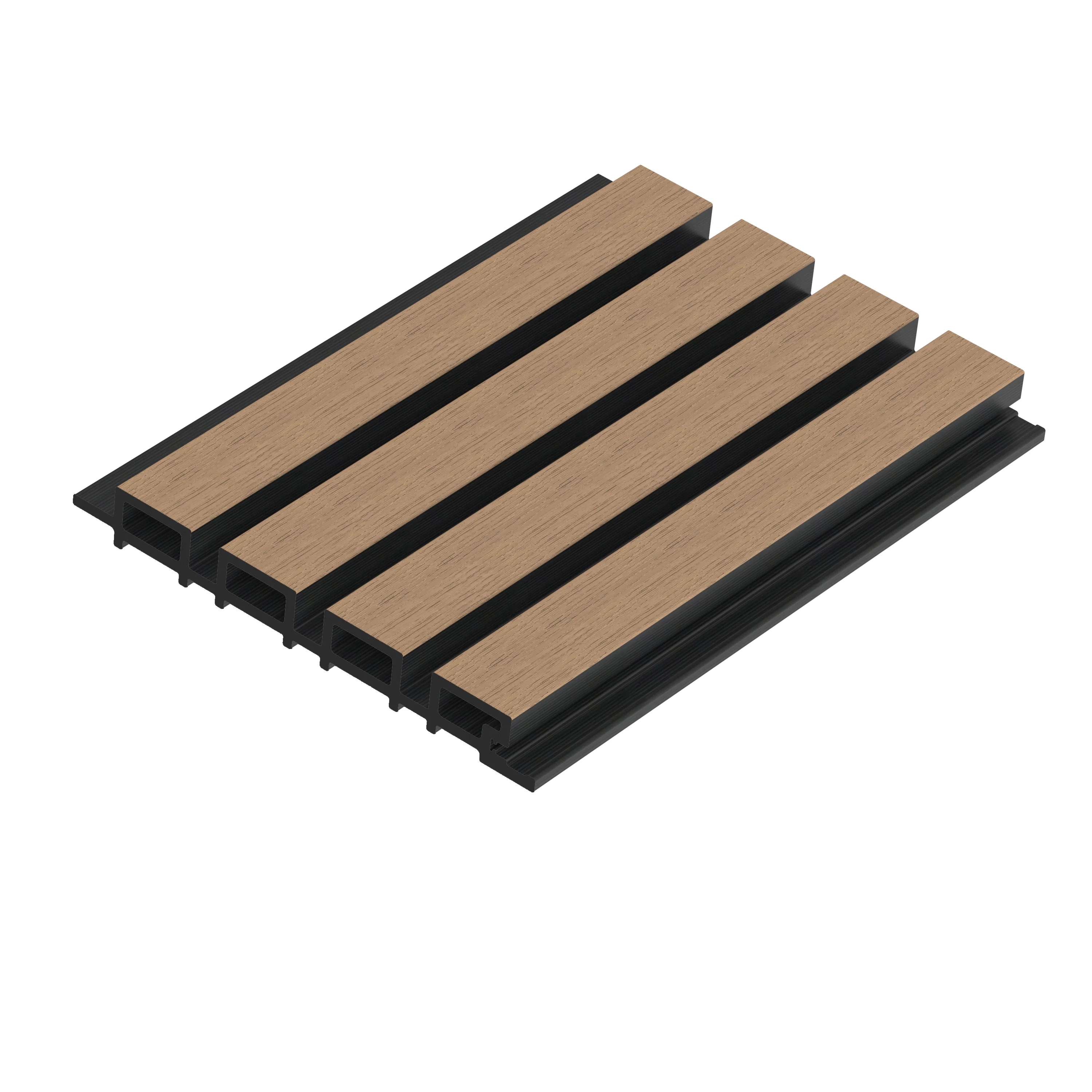 Composiet Gevelbekleding Mokka Lattenwand Wandpanelen 290 x 22 cm - Image 4