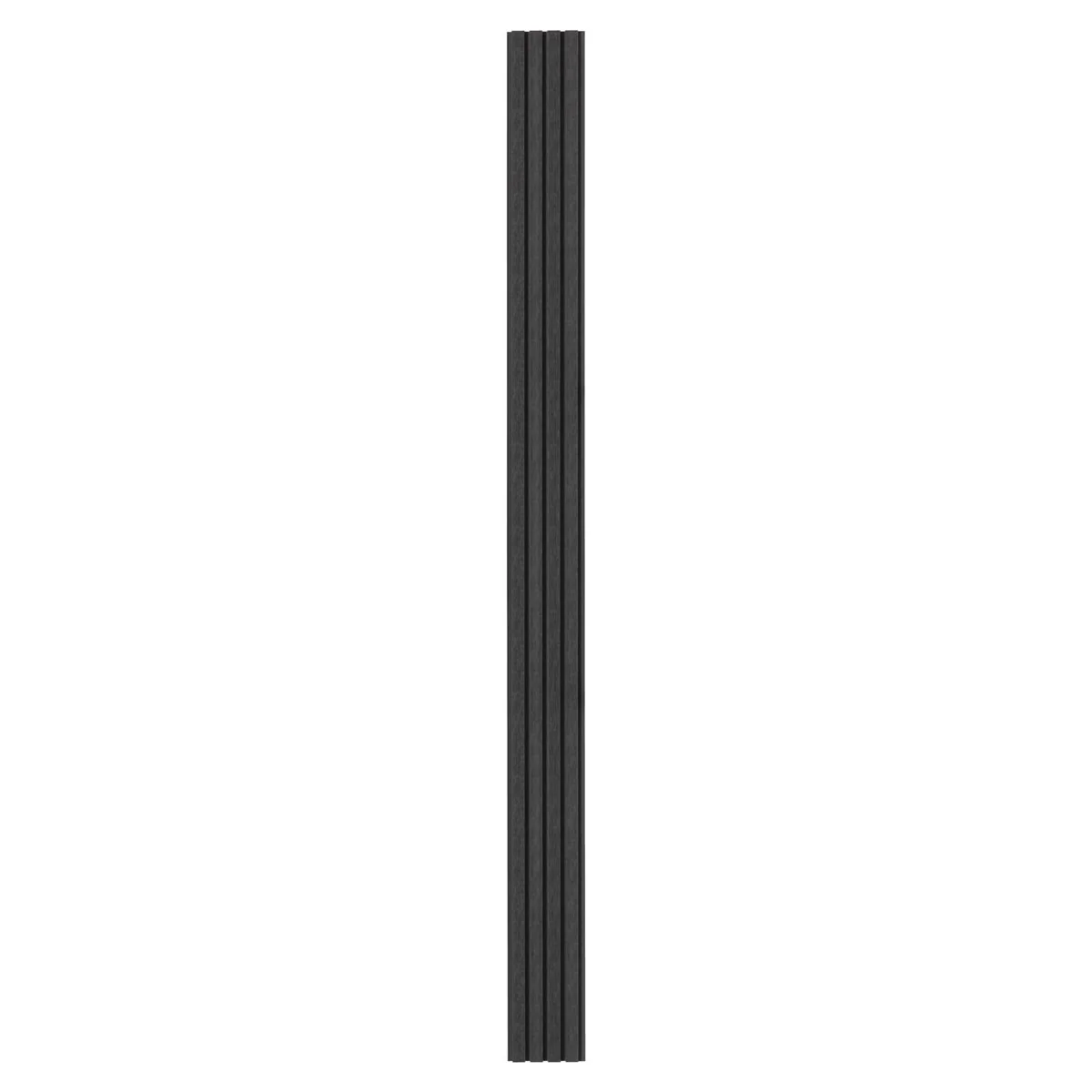 Composiet Gevelbekleding Zwart Lattenwand Wandpanelen 290 x 22 cm - Image 5