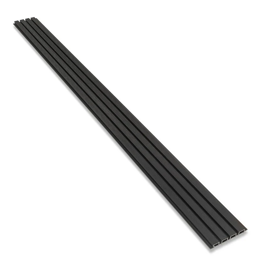 Composiet Gevelbekleding Zwart Lattenwand Wandpanelen 290 x 22 cm - Image 6